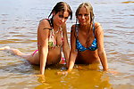 Two wet girls