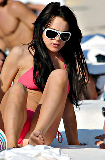 Hot bikini images of Lindsay Lohan