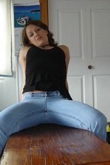 Sex in very tight jeans - Hot Nude